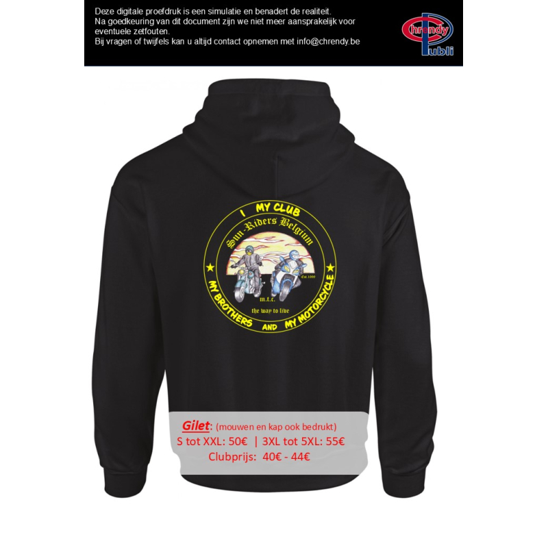 Gilet: I LOVE MY CLUB